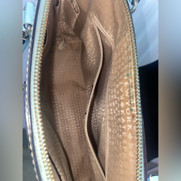 Kate Spade ♠️ Tiffany Blue / Robin's Egg  Rachelle Wellesley satchel - Picture 10 of 11